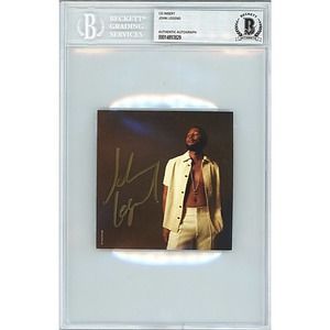 John Legend Autographed Legend CD Cover Card Beckett Authentic Slab Soul Pop COA